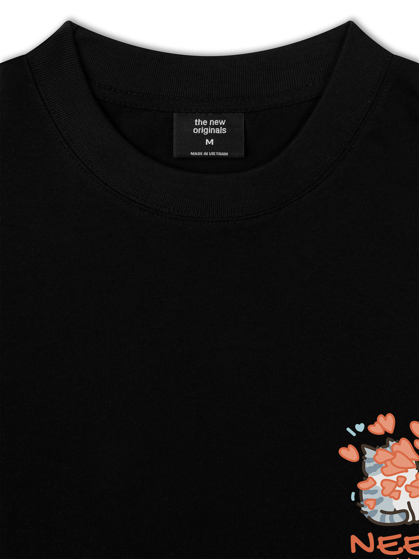 Áo Thun Relaxed Fit Need You Cat Couple