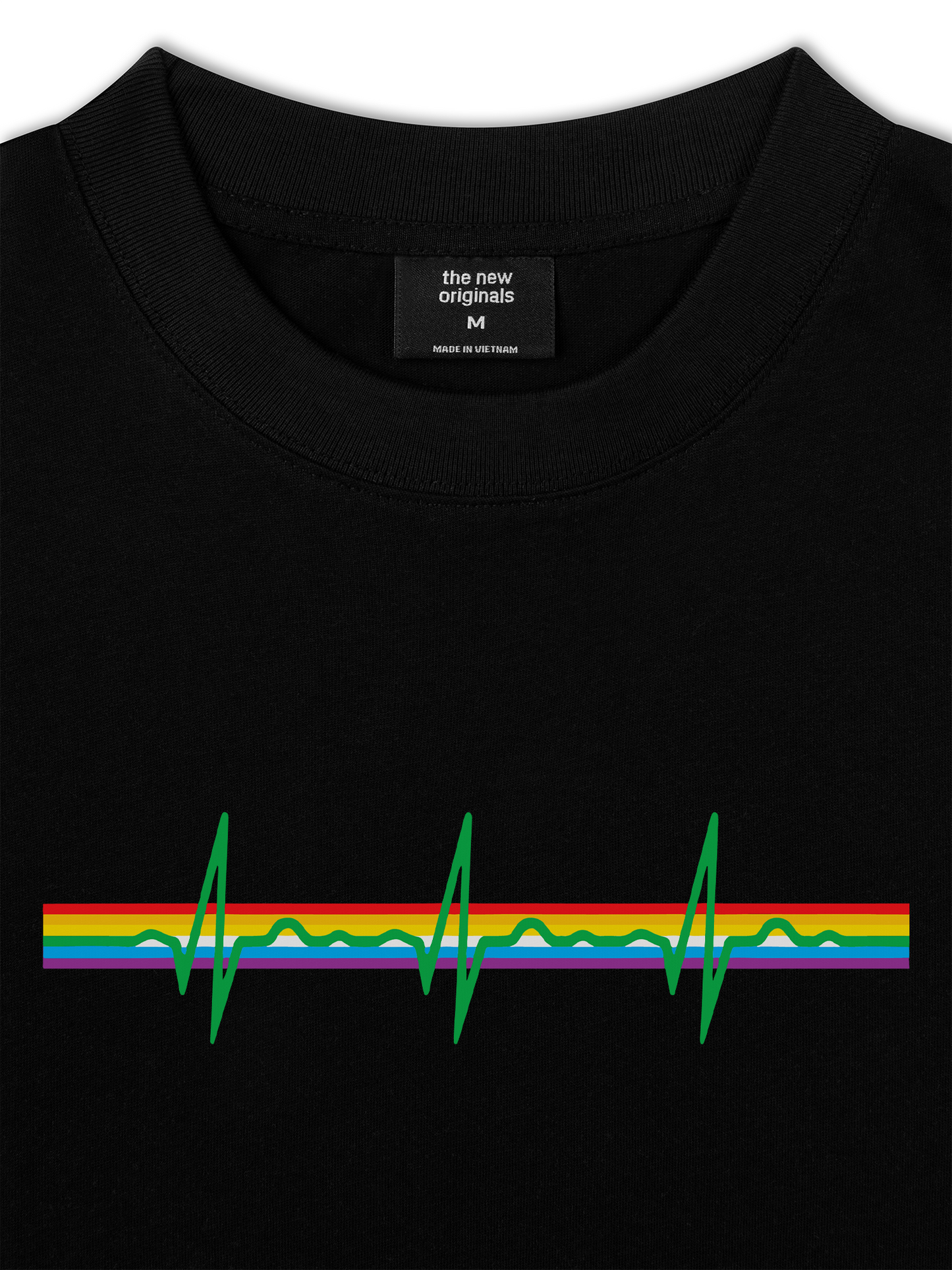 Áo Thun Relaxed Fit Pink Floyd Dark Side Of The Moon Heartbeat