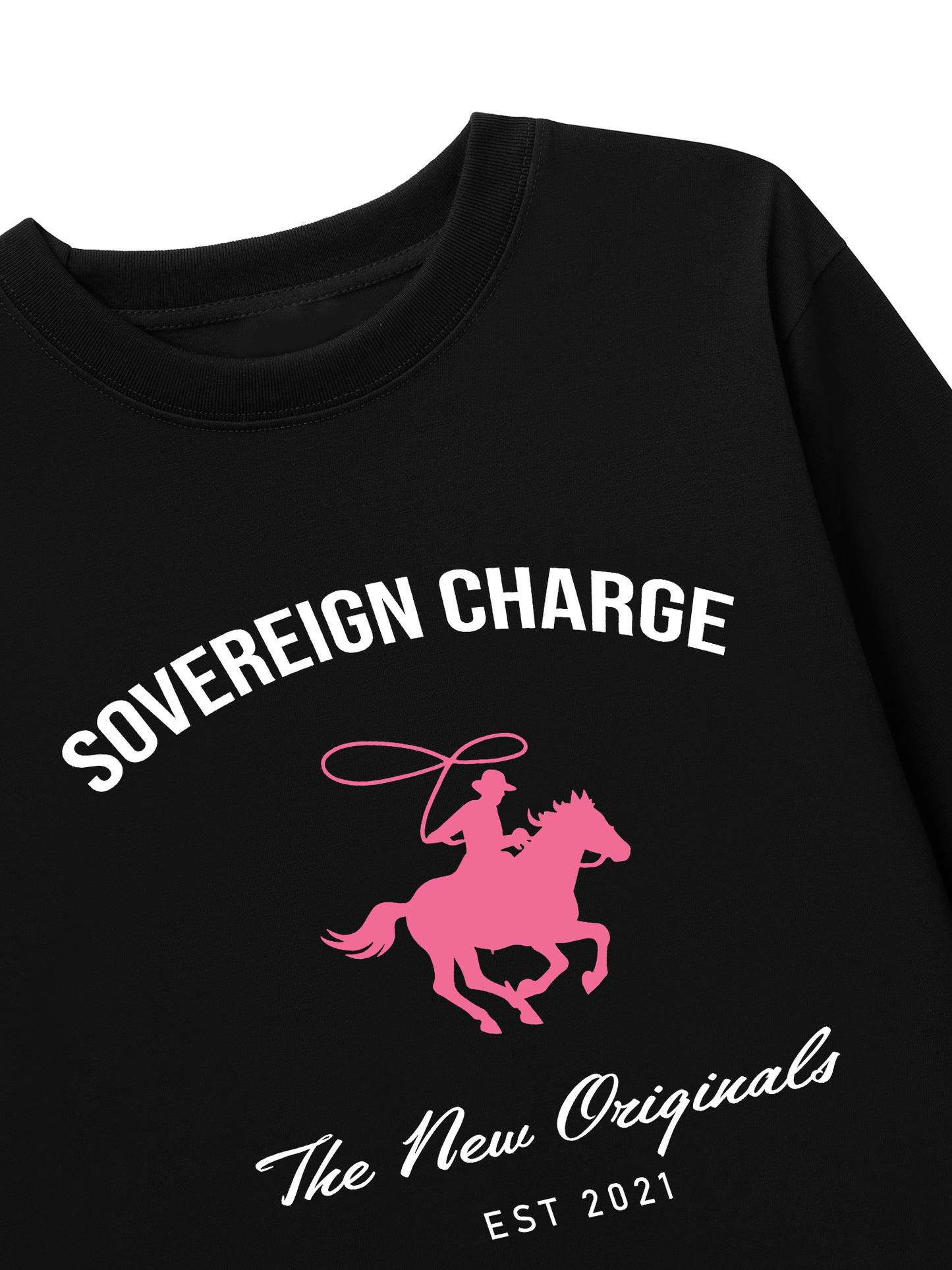 Áo Thun Dài Tay SOVERREIGN CHARGE PINK HORSE