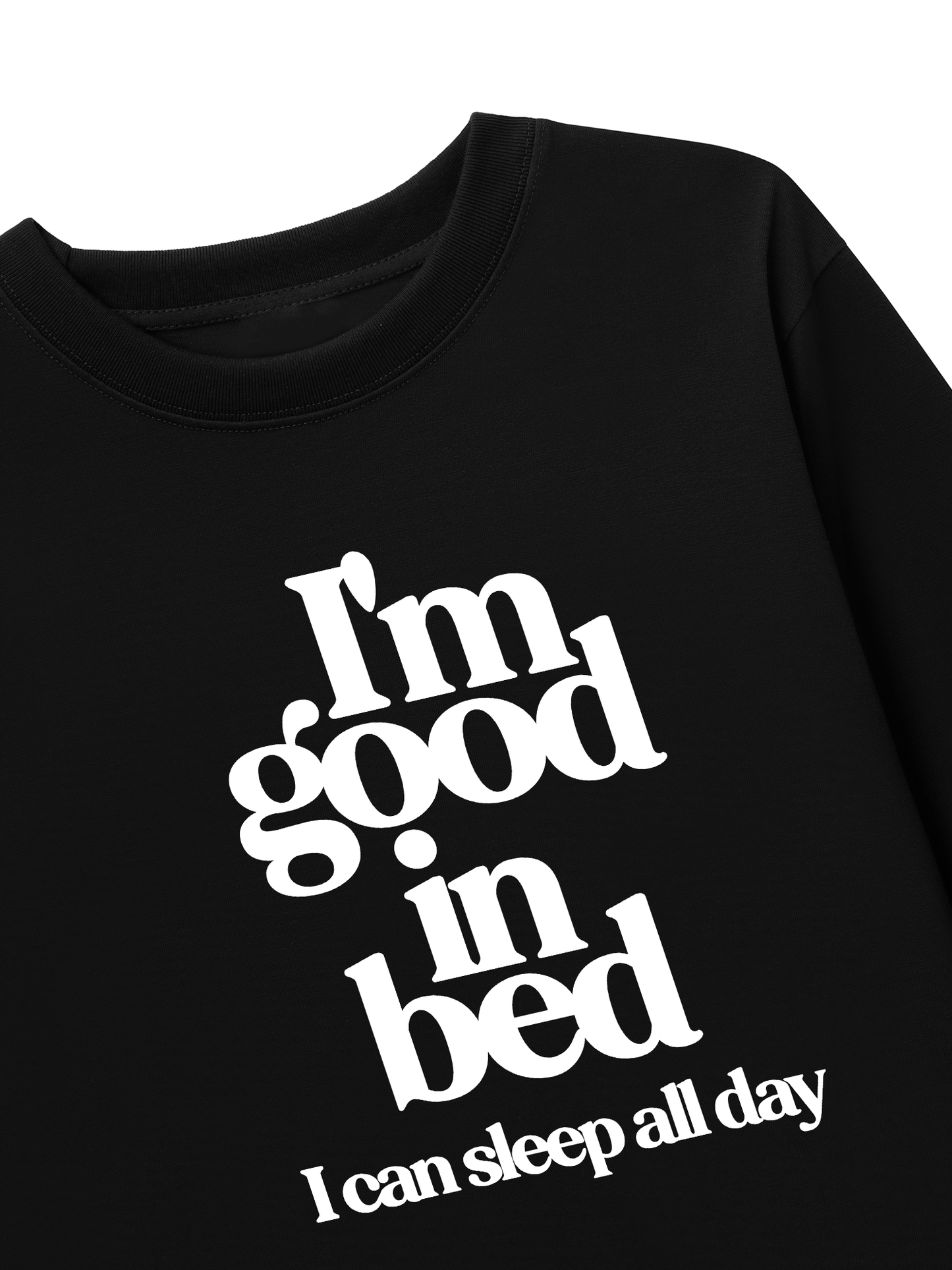 Áo Thun Dài Tay Life Vibe Good In Bed