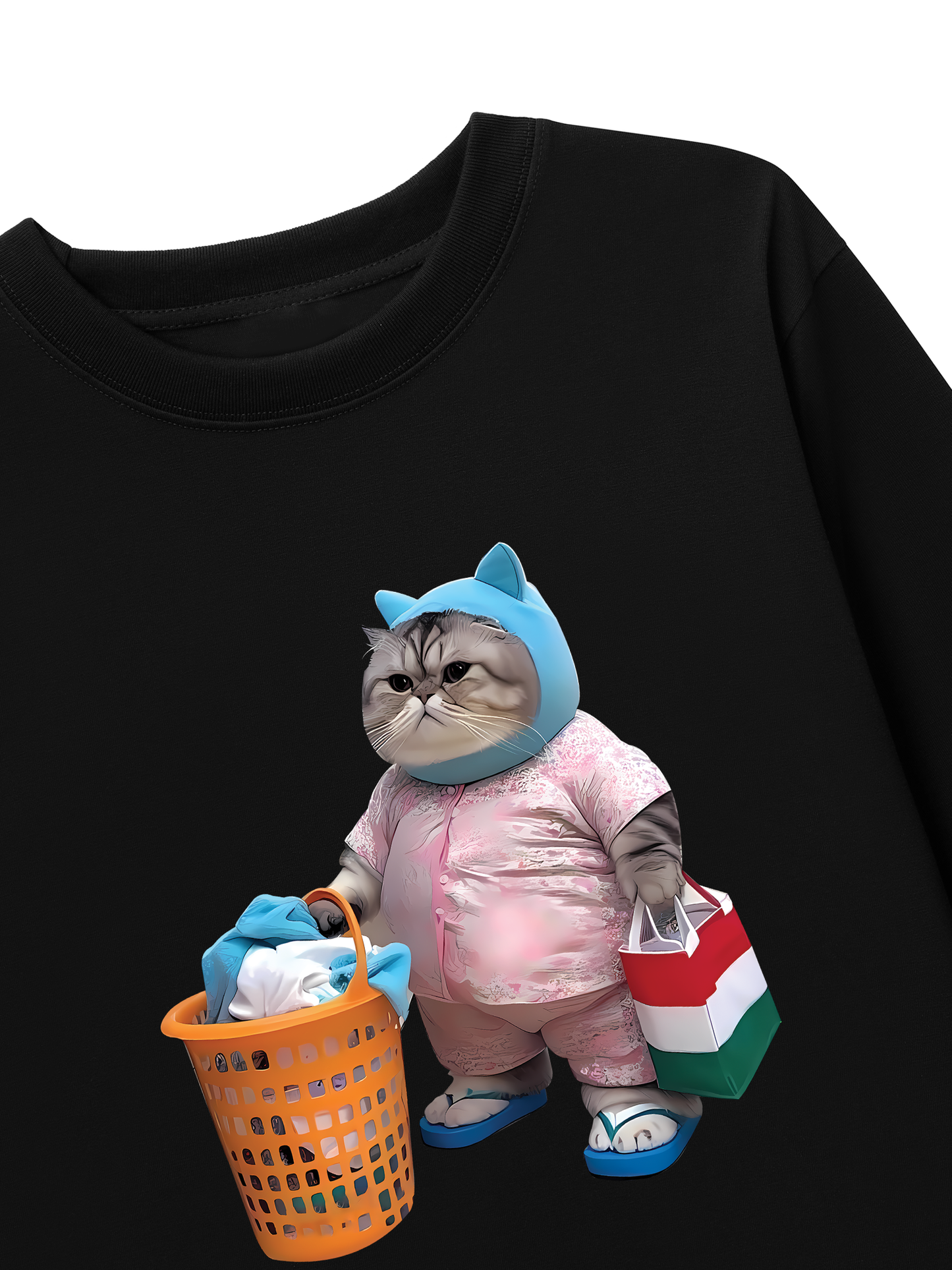 Áo Thun Dài Tay Animal Mood Mommy Meow