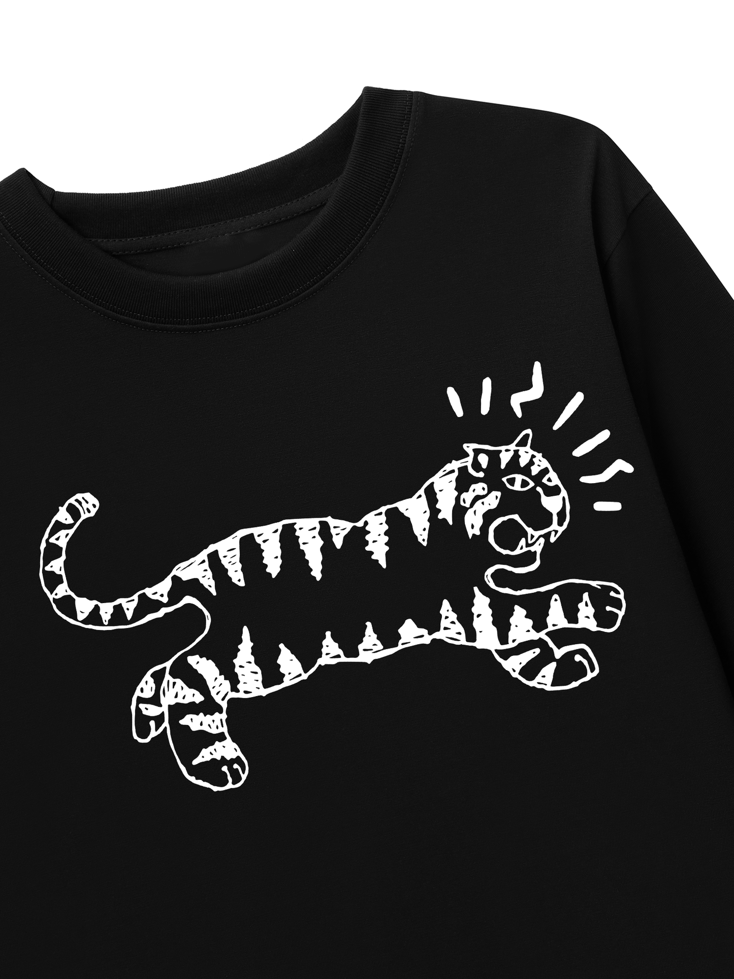 Áo Thun Dài Tay Tiger Sketch