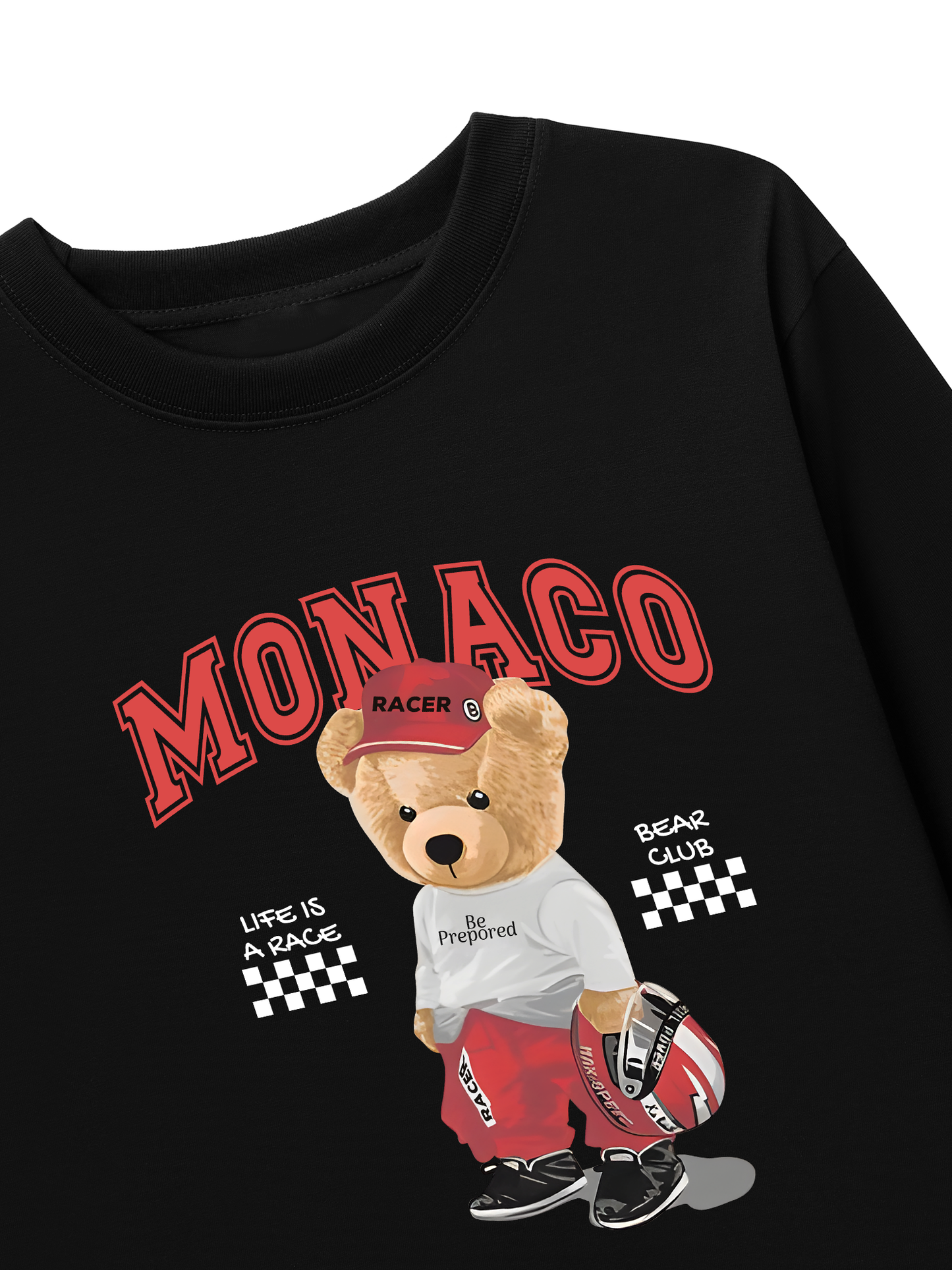 Áo Thun Dài Tay Monaco Bear Club