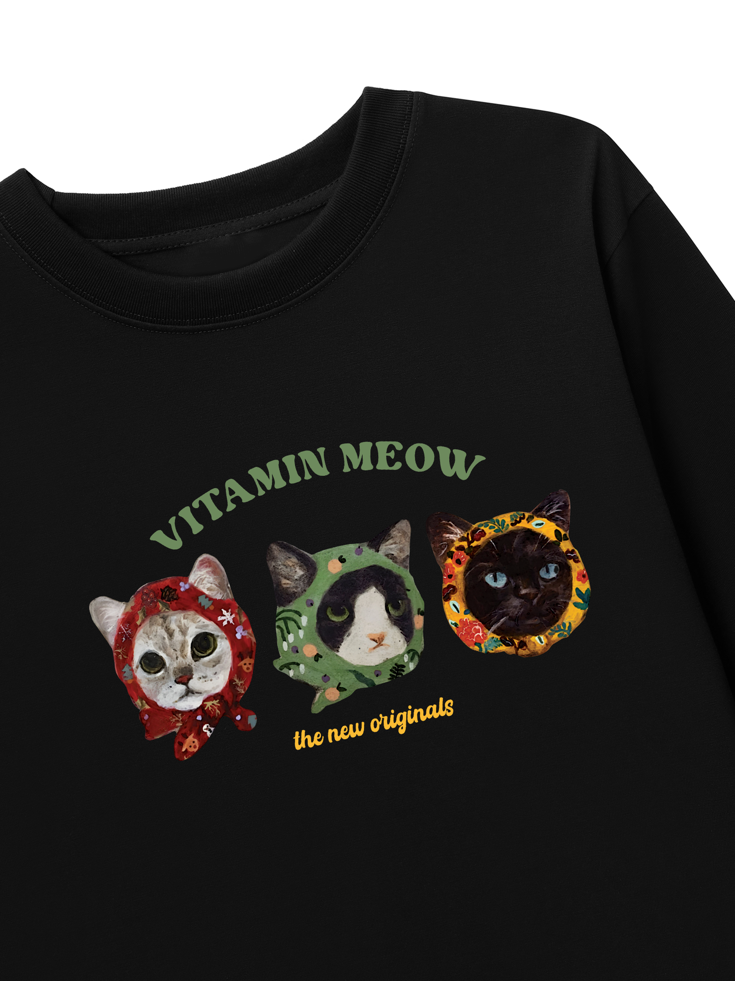 Áo Thun Dài Tay Vitamin Meow