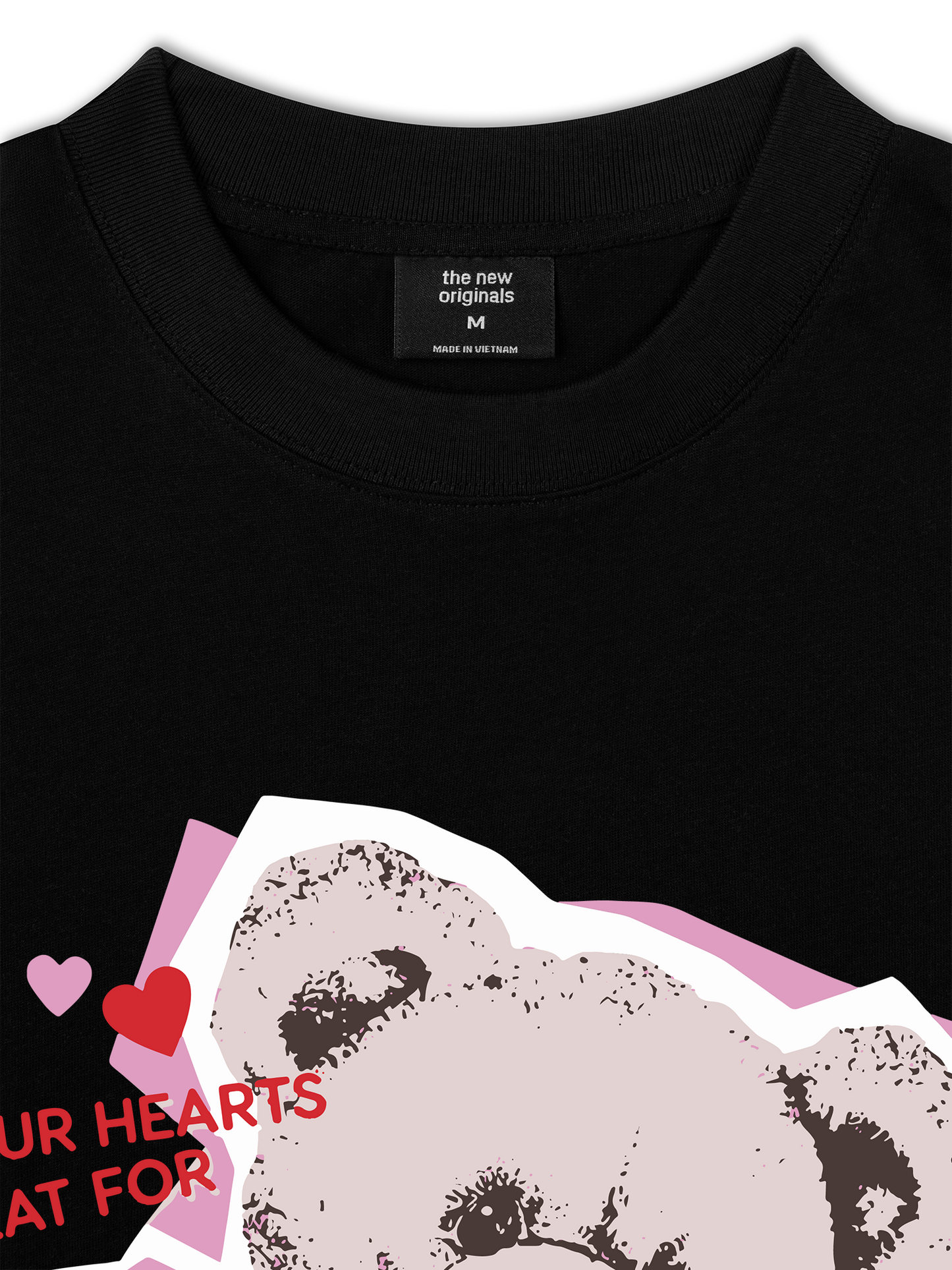 Áo Thun Relaxed Fit Our Hearts Beat For