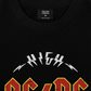 Áo Thun Relaxed Fit Music Rock AC DC High Voltage