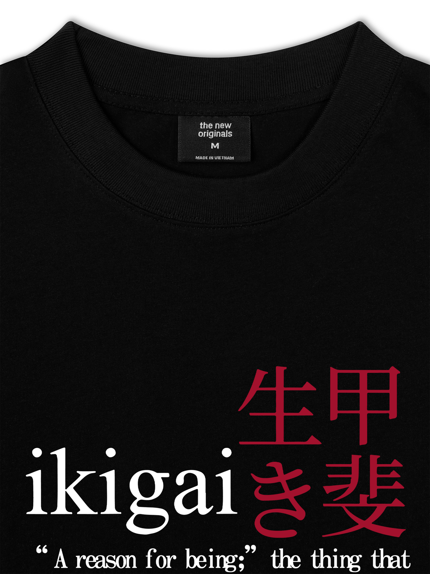 Áo Thun Relaxed Fit Ikigai A Reason For Being