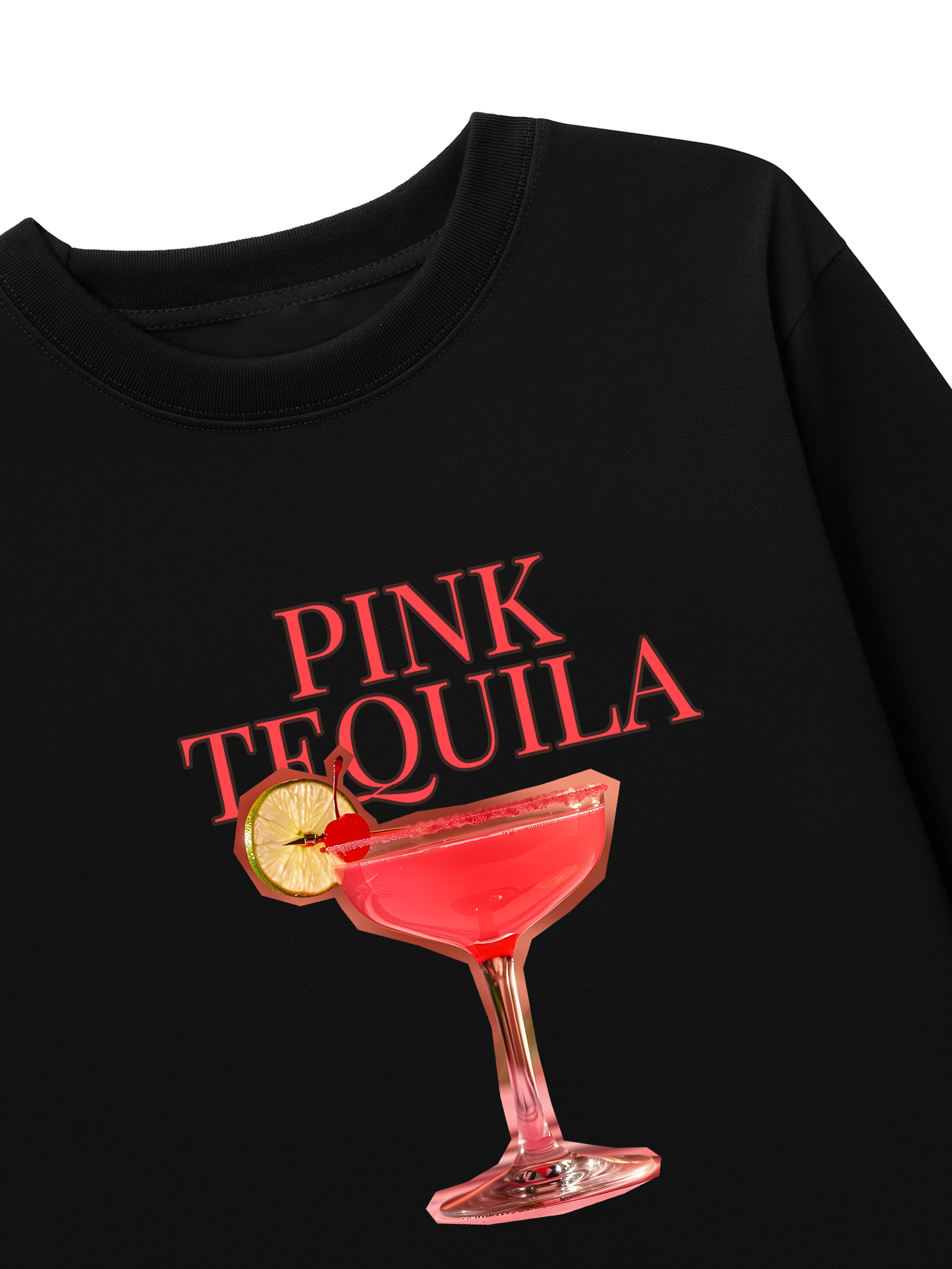 Áo Thun Dài Tay Fresh Pink Tequila