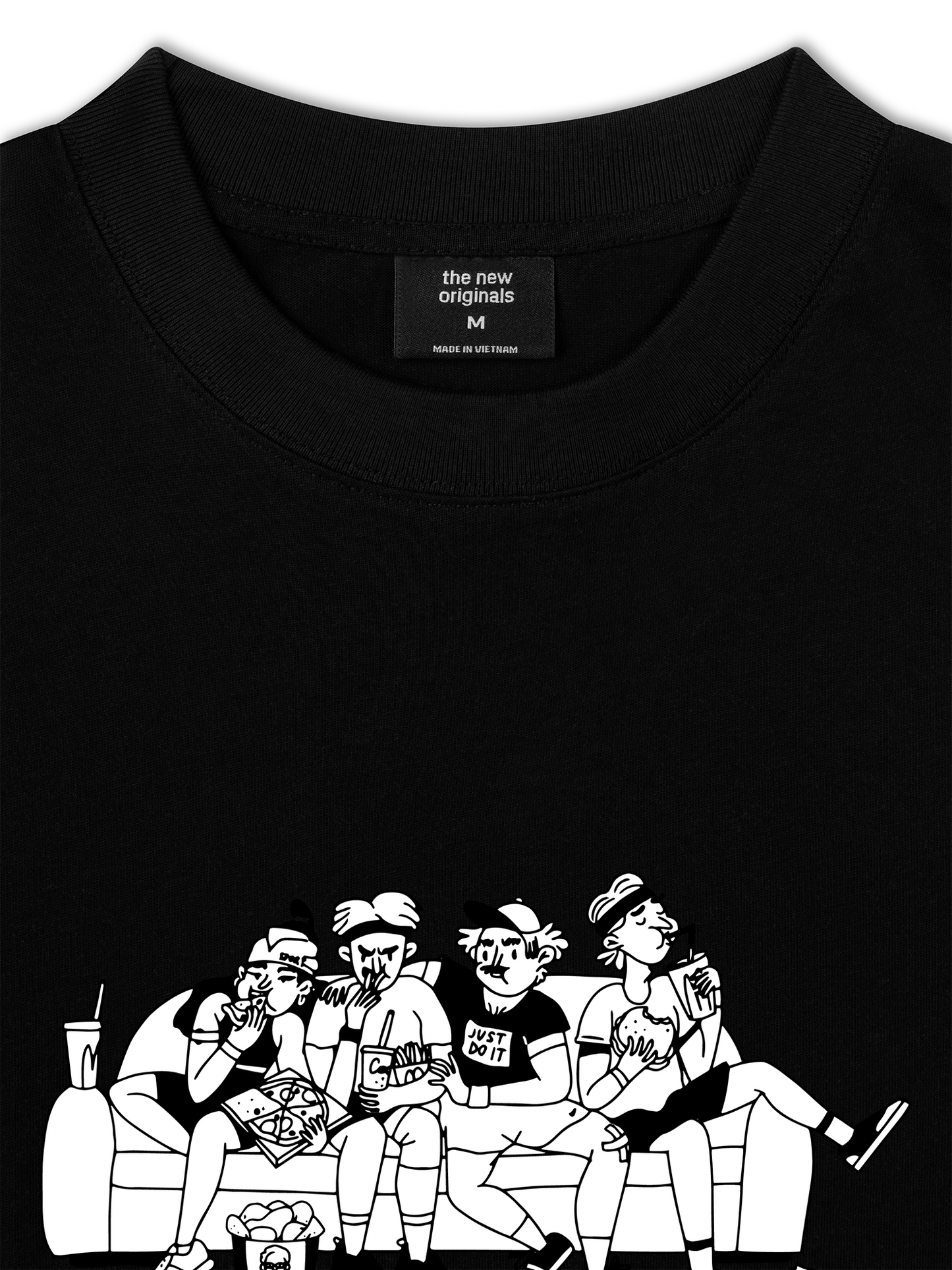 Áo Thun Relaxed Fit Lazy Morning Running Club