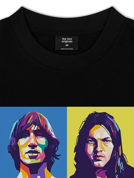Áo Thun Relaxed Fit Pink Floyd Band Poster