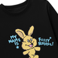 Áo Thun Dài Tay My Name Is Fuzzy Rabbit