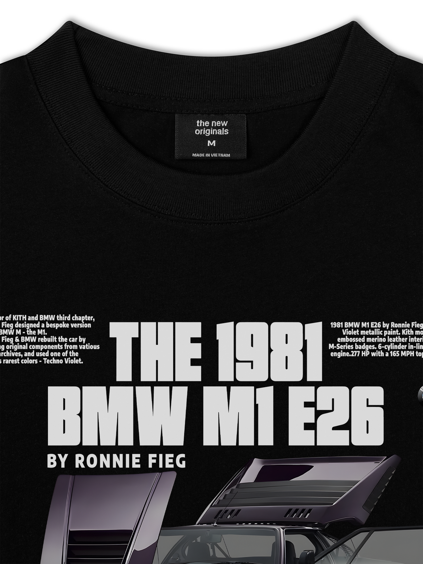 Áo Thun Relaxed Fit Car The 1981 BMW M1 E26