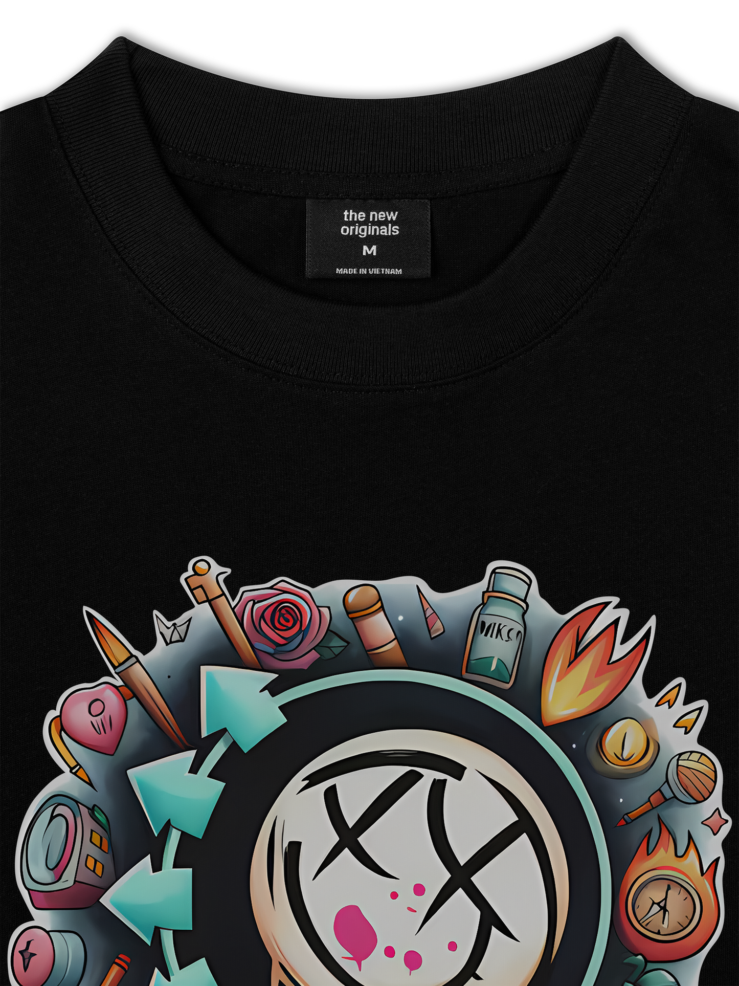 Áo Thun Relaxed Fit Blink 182 Watercolor