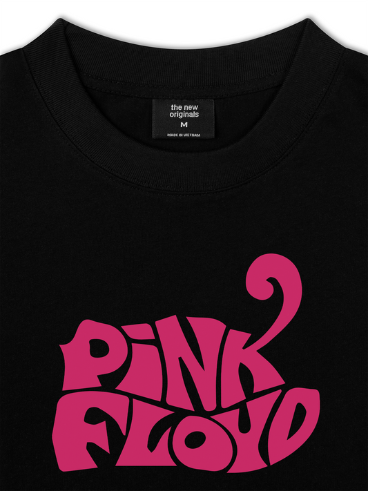 Áo Thun Relaxed Fit Pink Floyd Logo Pink