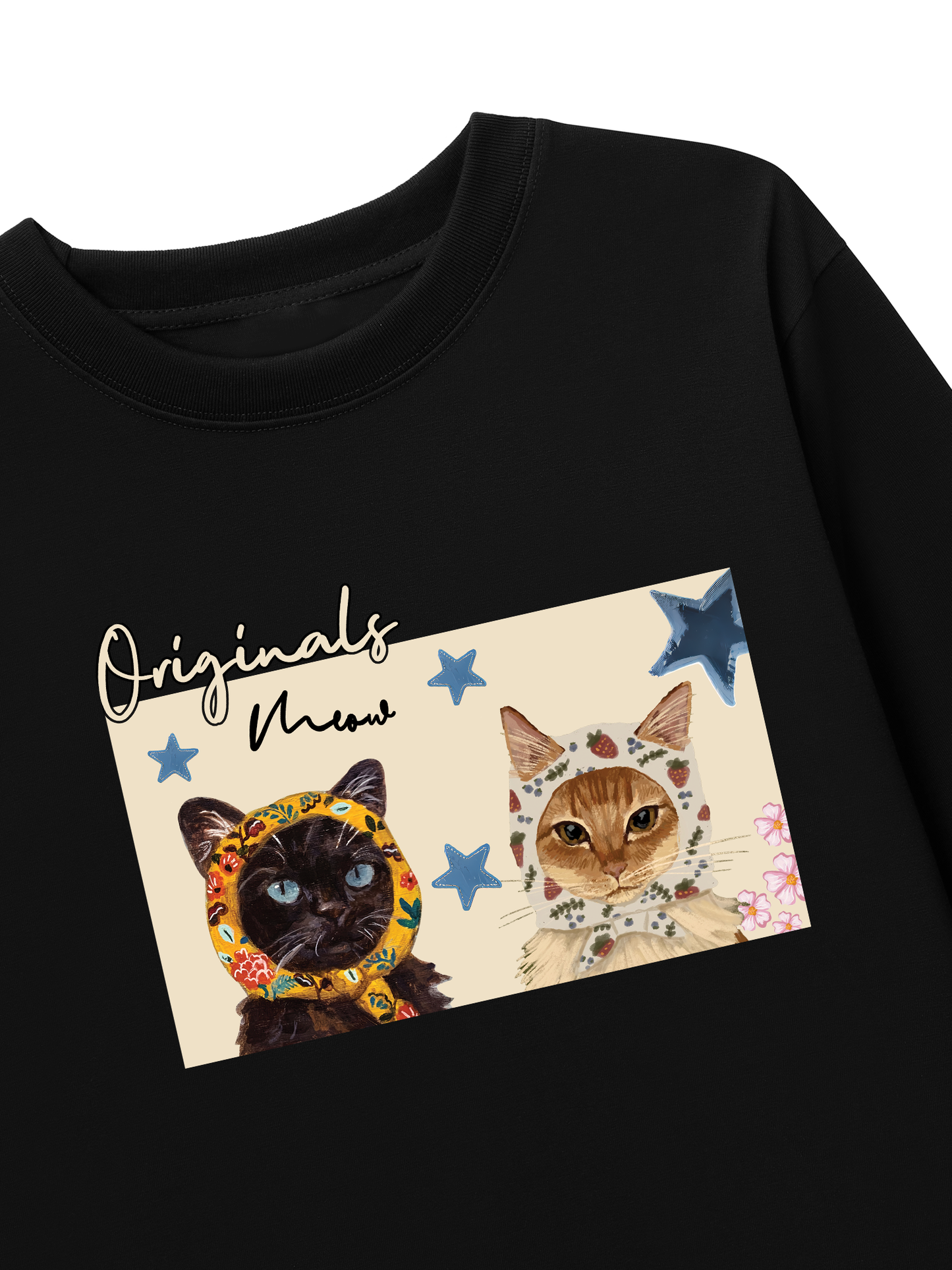 Áo Thun Dài Tay Originals Meow