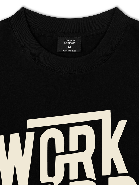 Áo Thun Relaxed Fit Work Hard Stay Humble