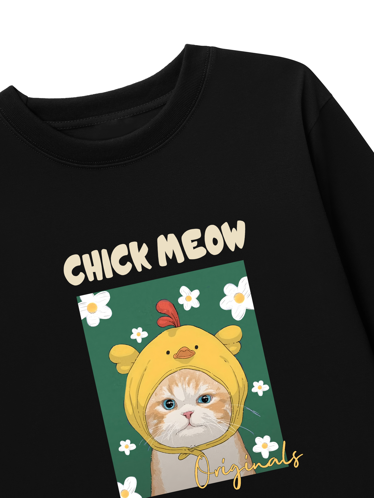 Áo Thun Dài Tay Chick Meow