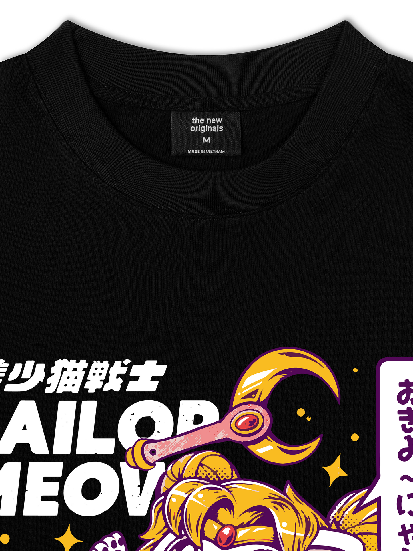 Áo Thun Relaxed Fit Sailor Meow