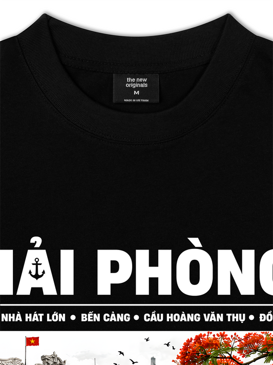 Áo Thun Relaxed Fit Thành Phố Cảng