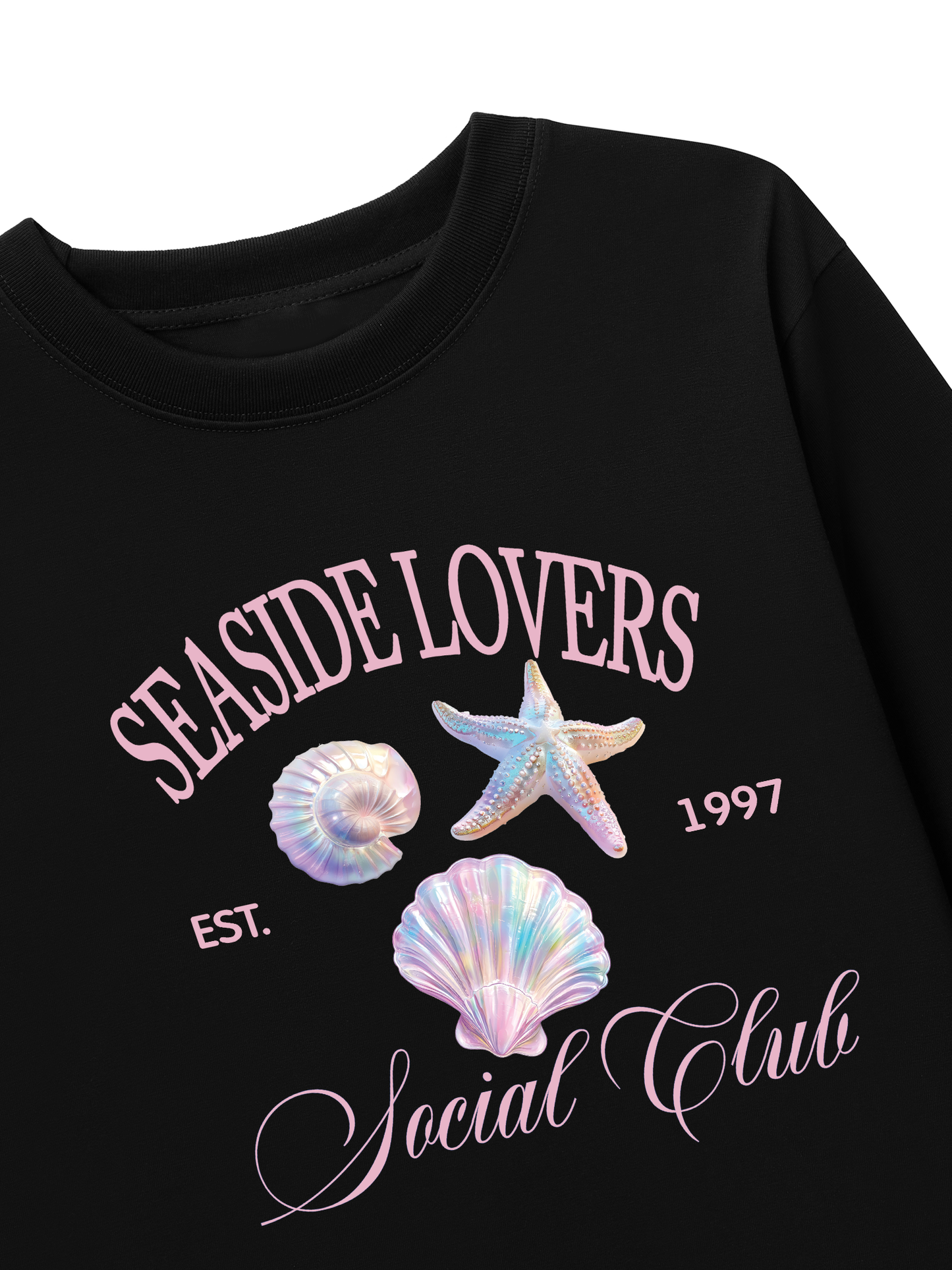 Áo Thun Dài Tay Ocean Hologram Seaside Lover