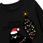 Áo Thun Dài Tay Black Kitty Christmas