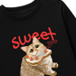 Áo Thun Dài Tay Strawberry Bread Cat
