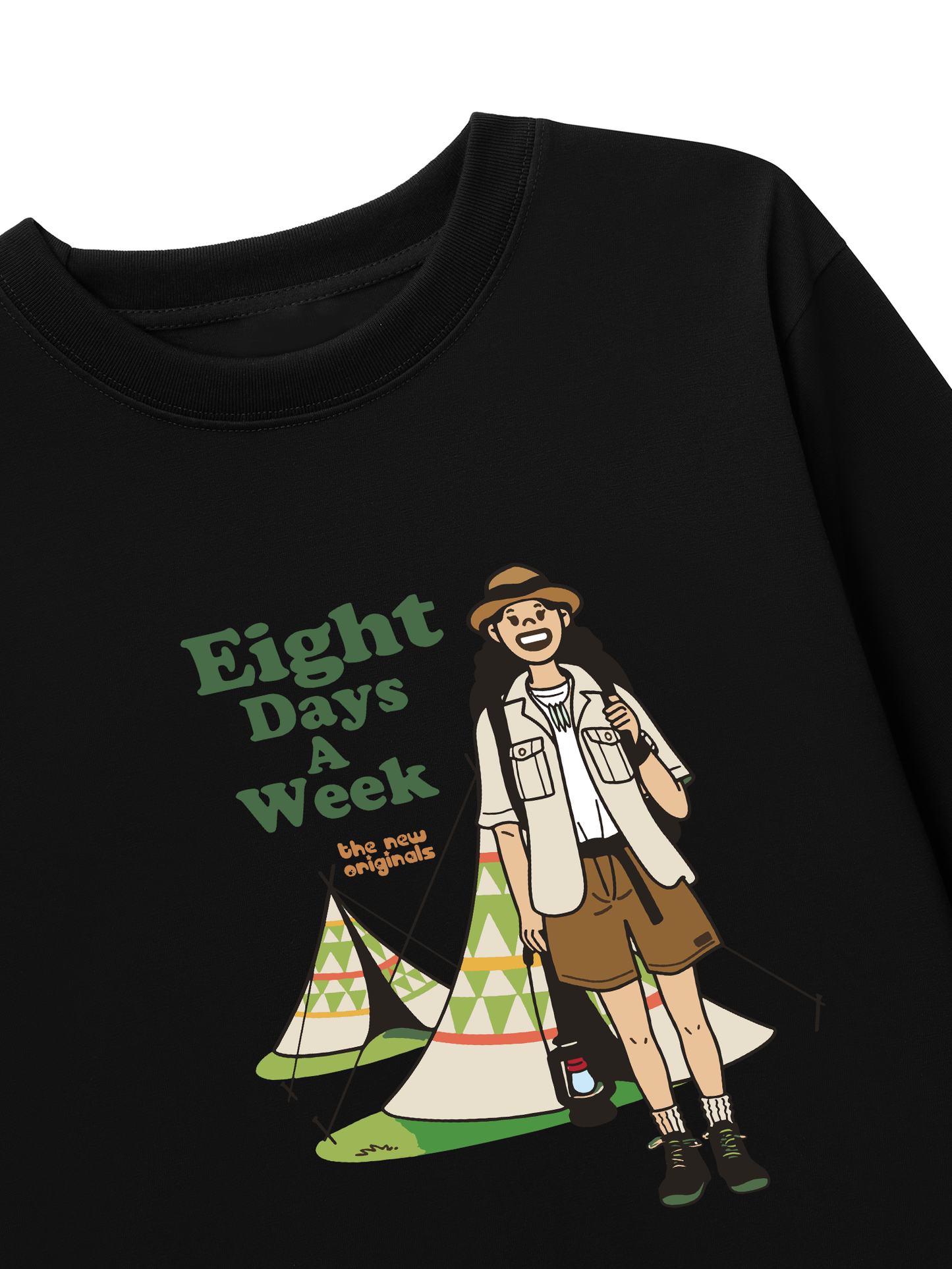 Áo Thun Dài Tay Eight Days A Week Girl