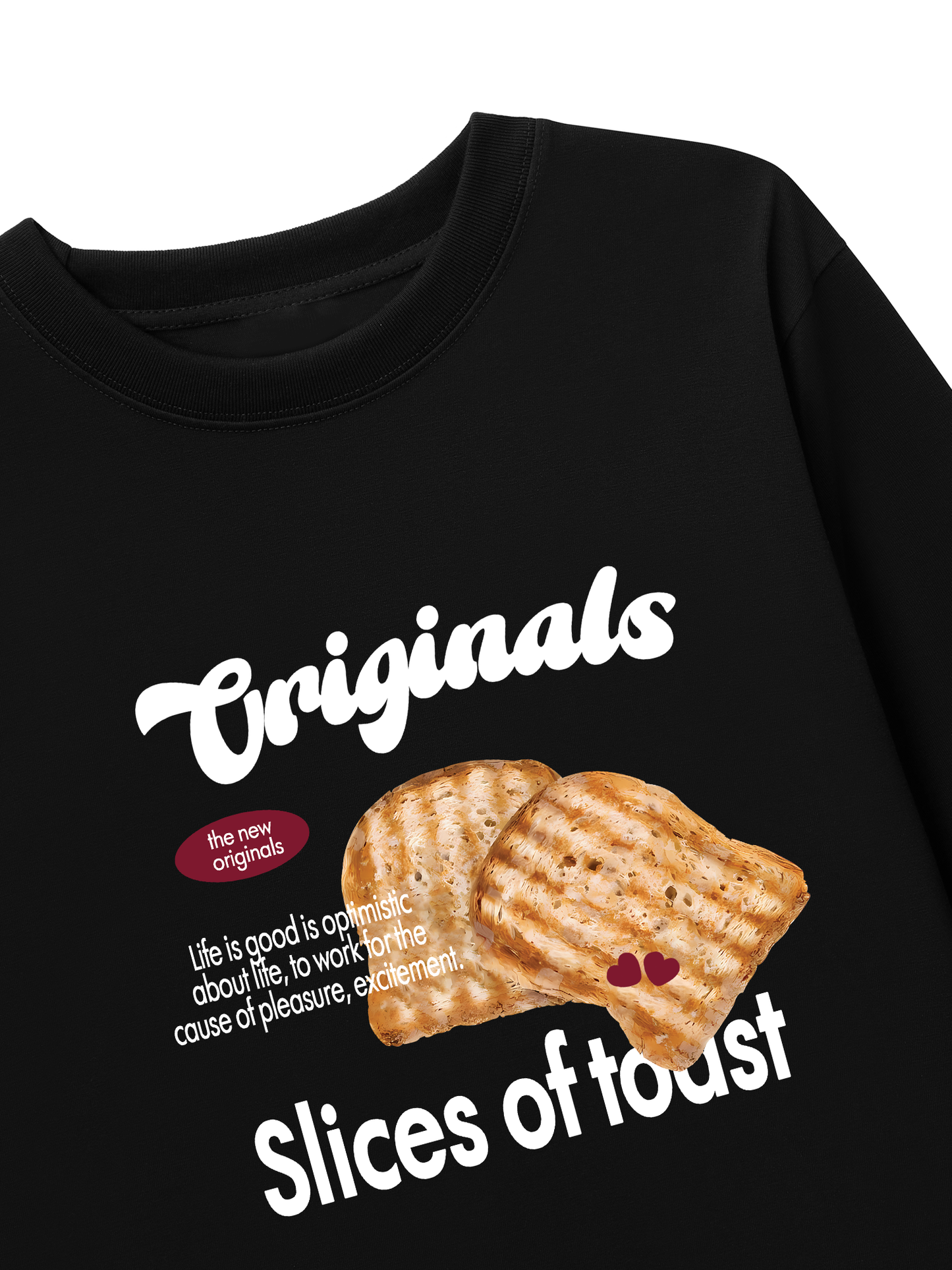 Áo Thun Dài Tay Sweet Passtry Slices Off Toast