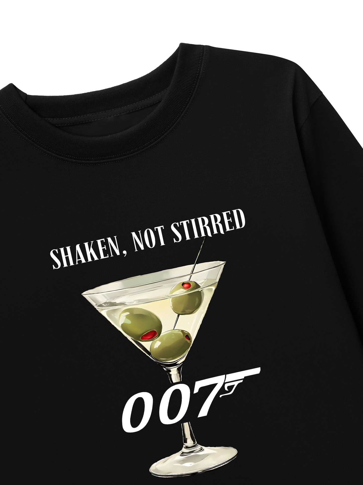 Áo Thun Dài Tay Shaken, not Stirred