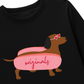 Áo Thun Dài Tay Pink Dachshund