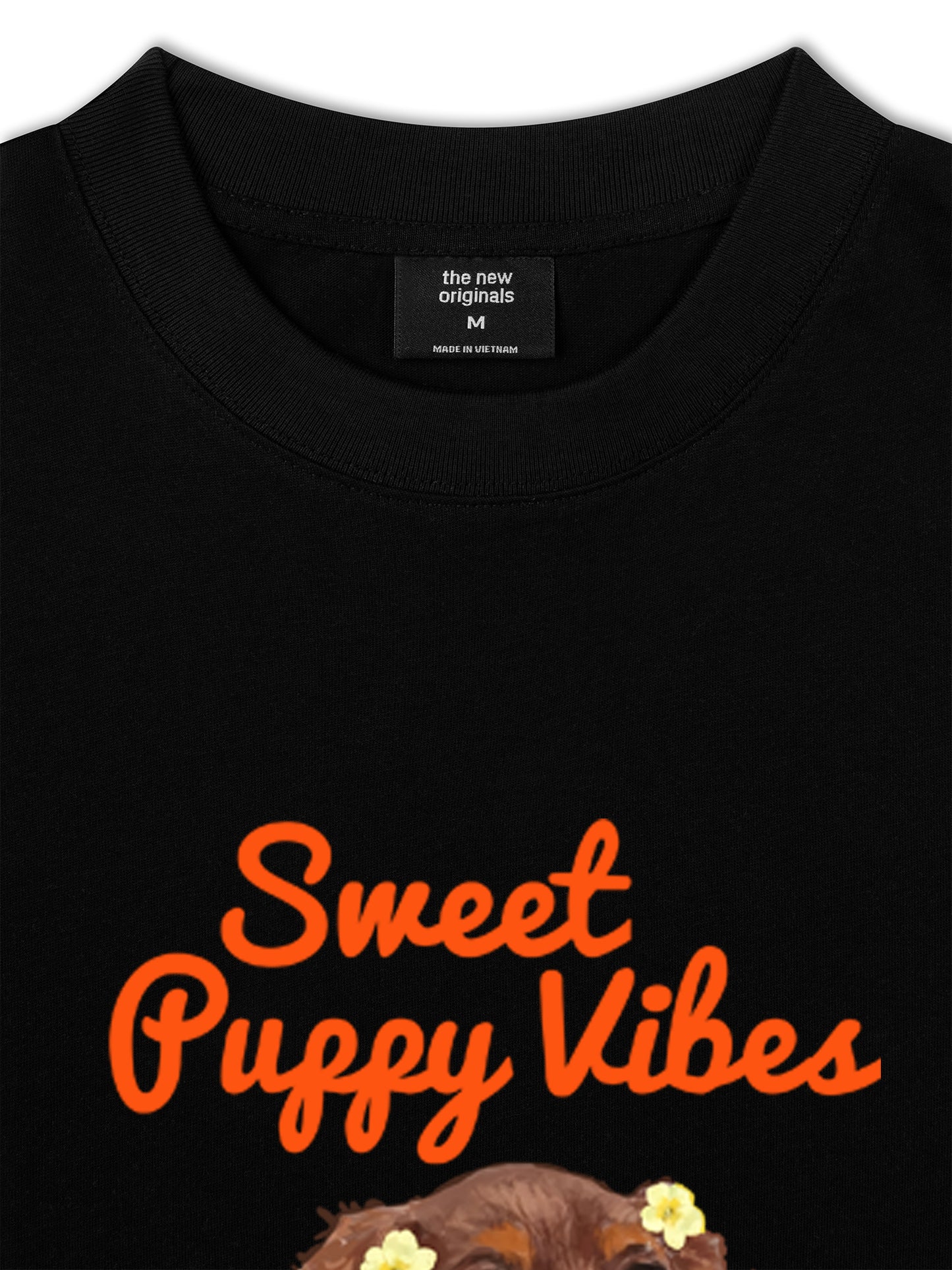 Áo Thun Relaxed Fit  Sweet Puppy Vibe