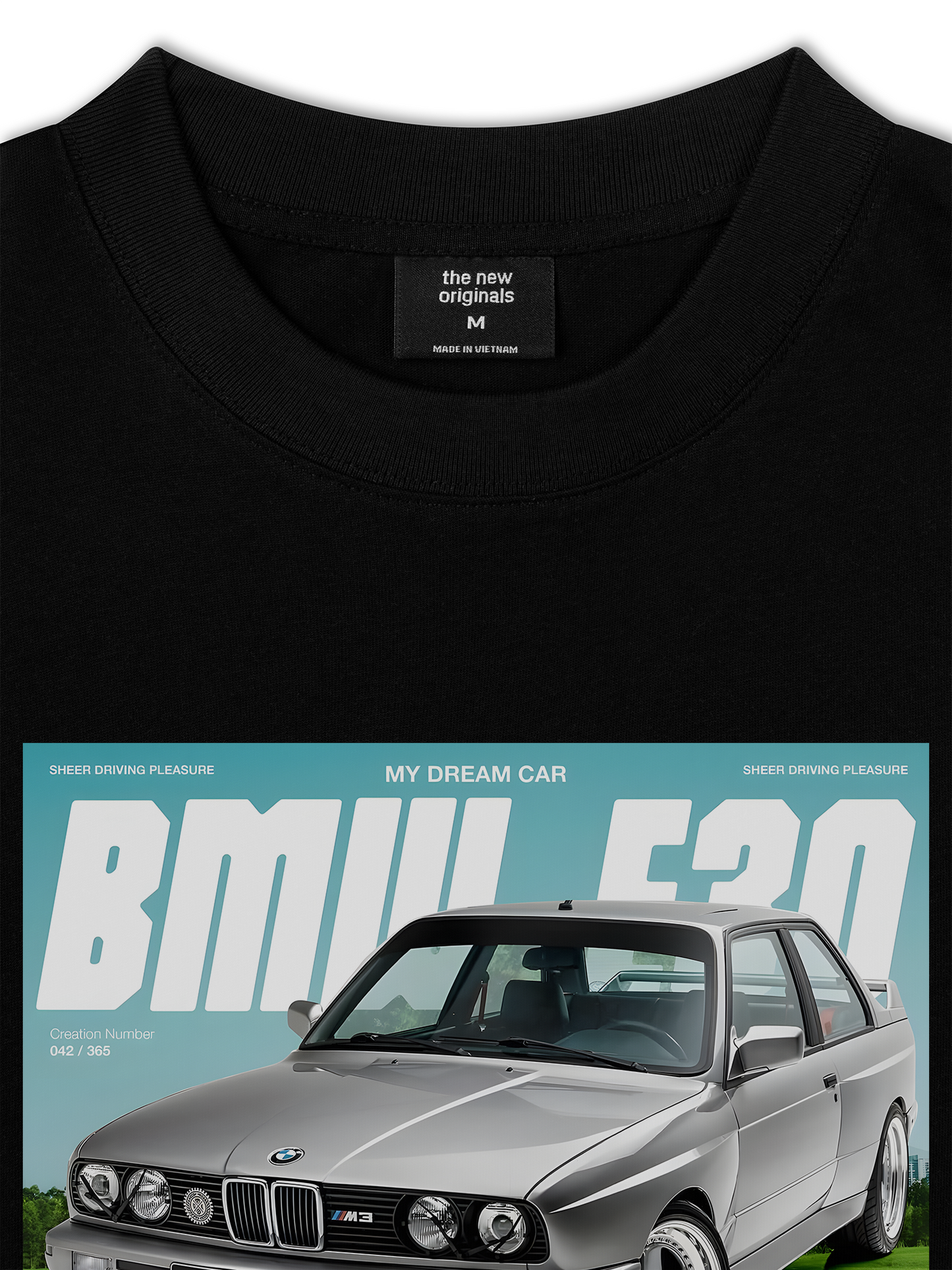 Áo Thun Relaxed Fit Car BMW E30 My Dream Car