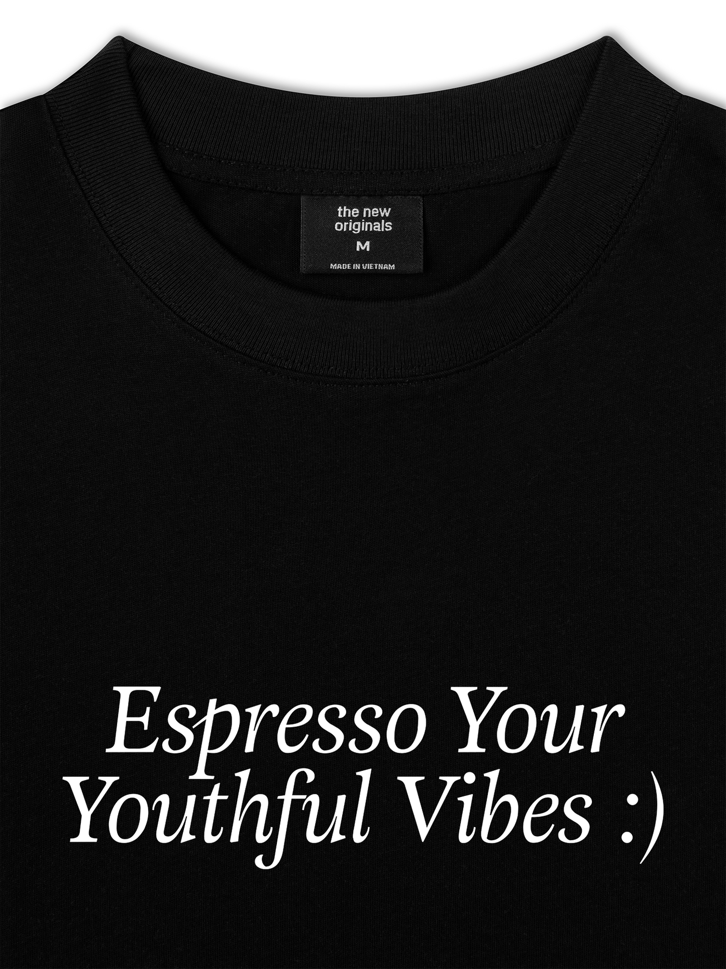 Áo Thun Relaxed Fit Espresso Your Youthful Vibes