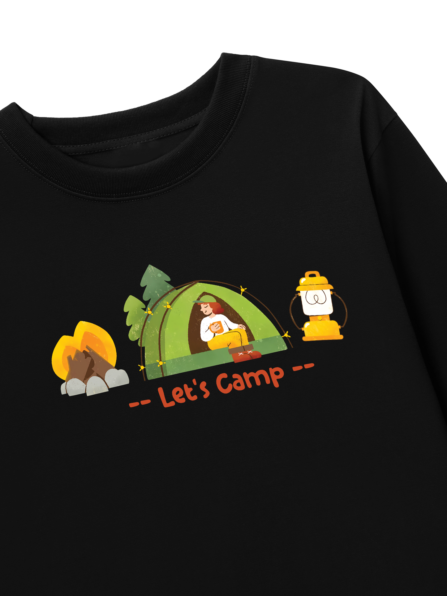 Áo Thun Dài Tay Let_s Camp