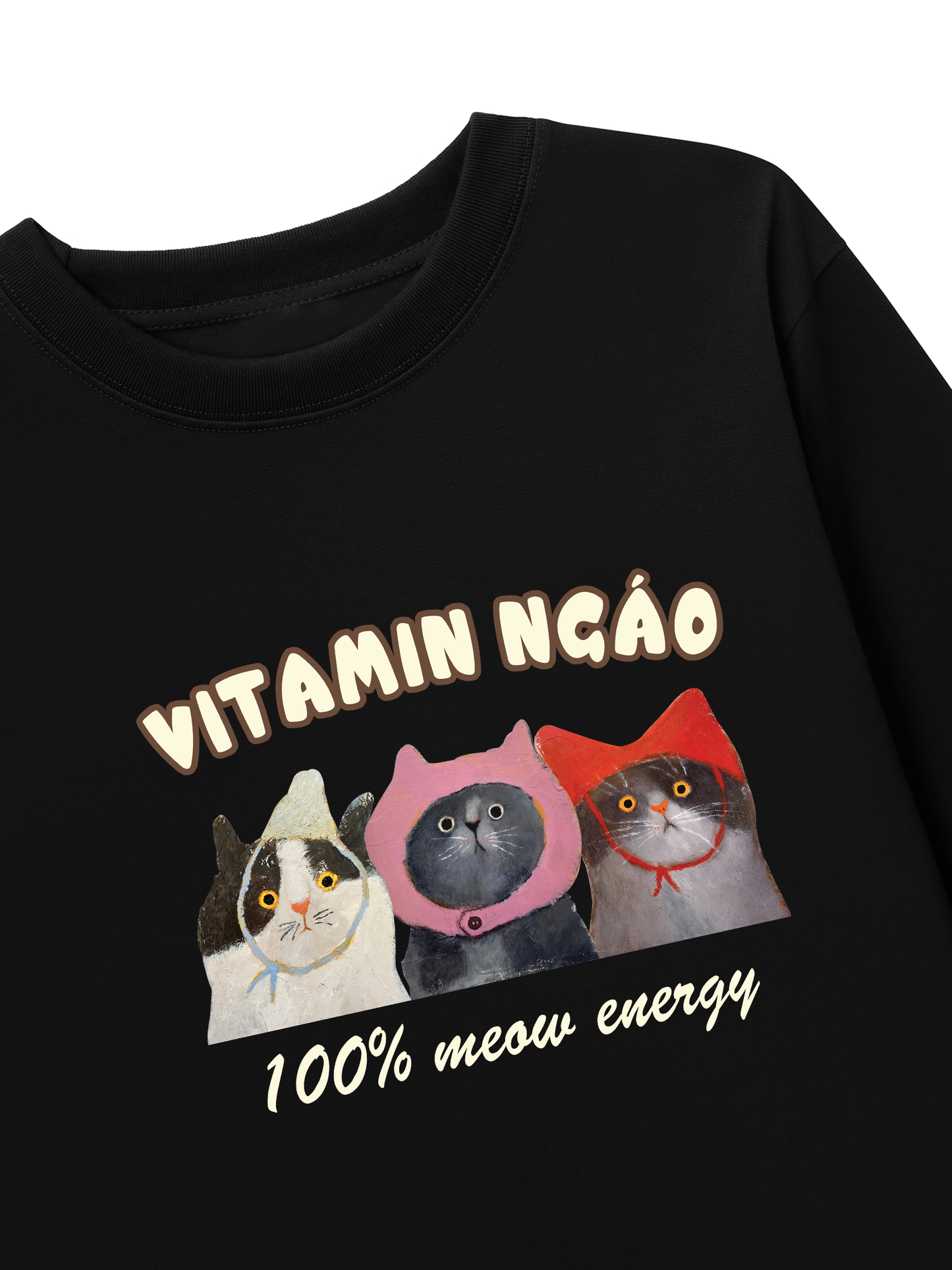 Áo Thun Dài Tay Vitamin Ngáo
