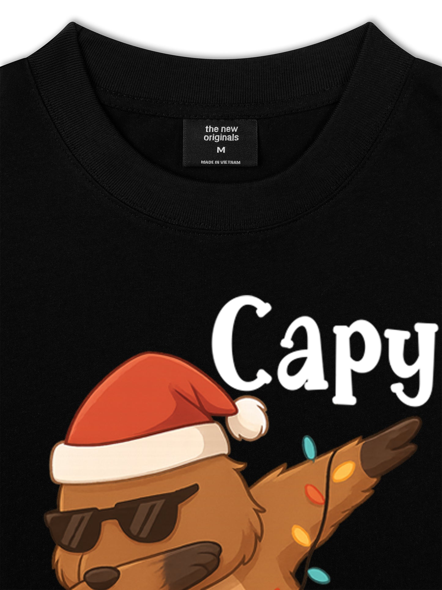 Áo Thun Relaxed Fit Capy Christmas Dab