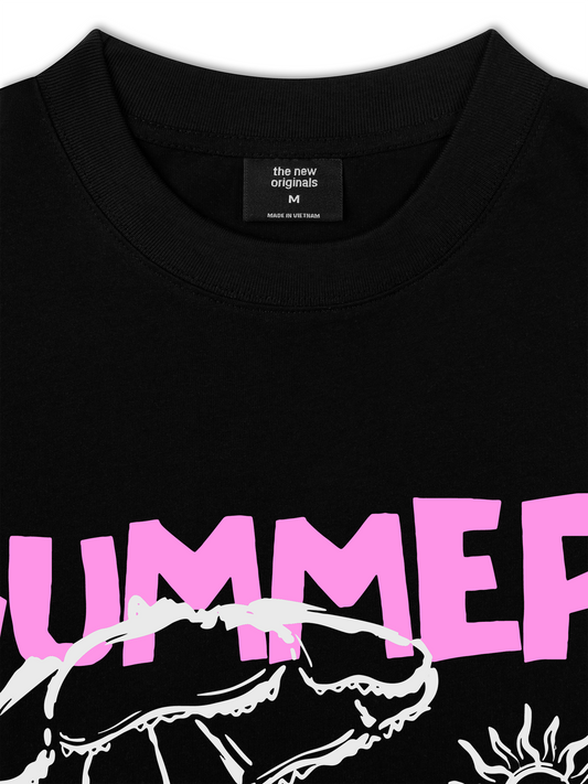 Áo Thun Relaxed Fit Summer Holiday The Girl