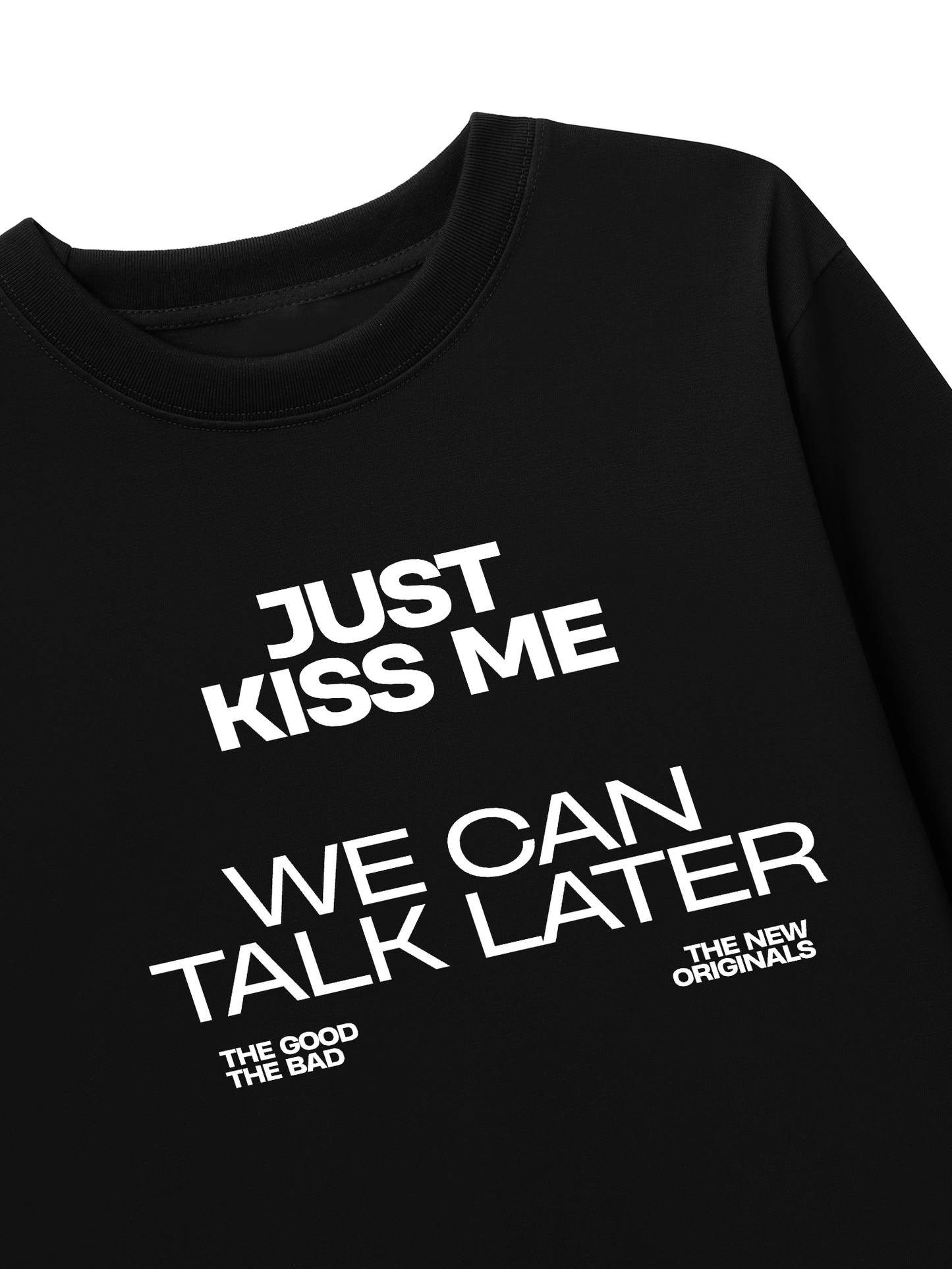 Áo Thun Dài Tay Life Vibe Just Kiss Me
