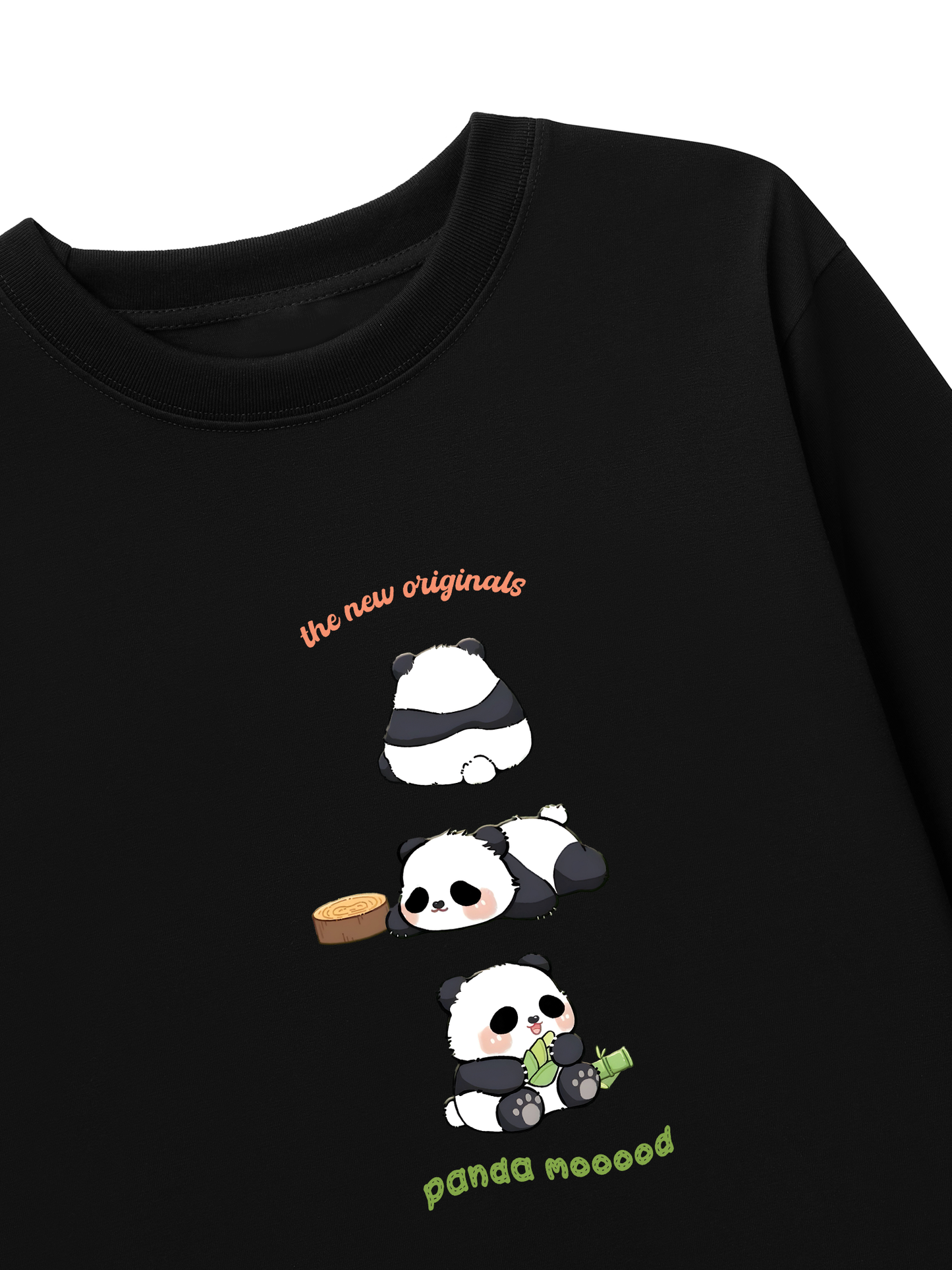 Áo Thun Dài Tay Panda Moooood