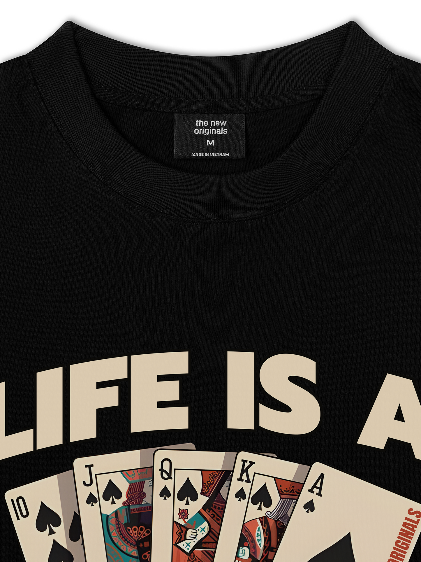 Áo Thun Relaxed Fit Lucky Life Is A Gamble