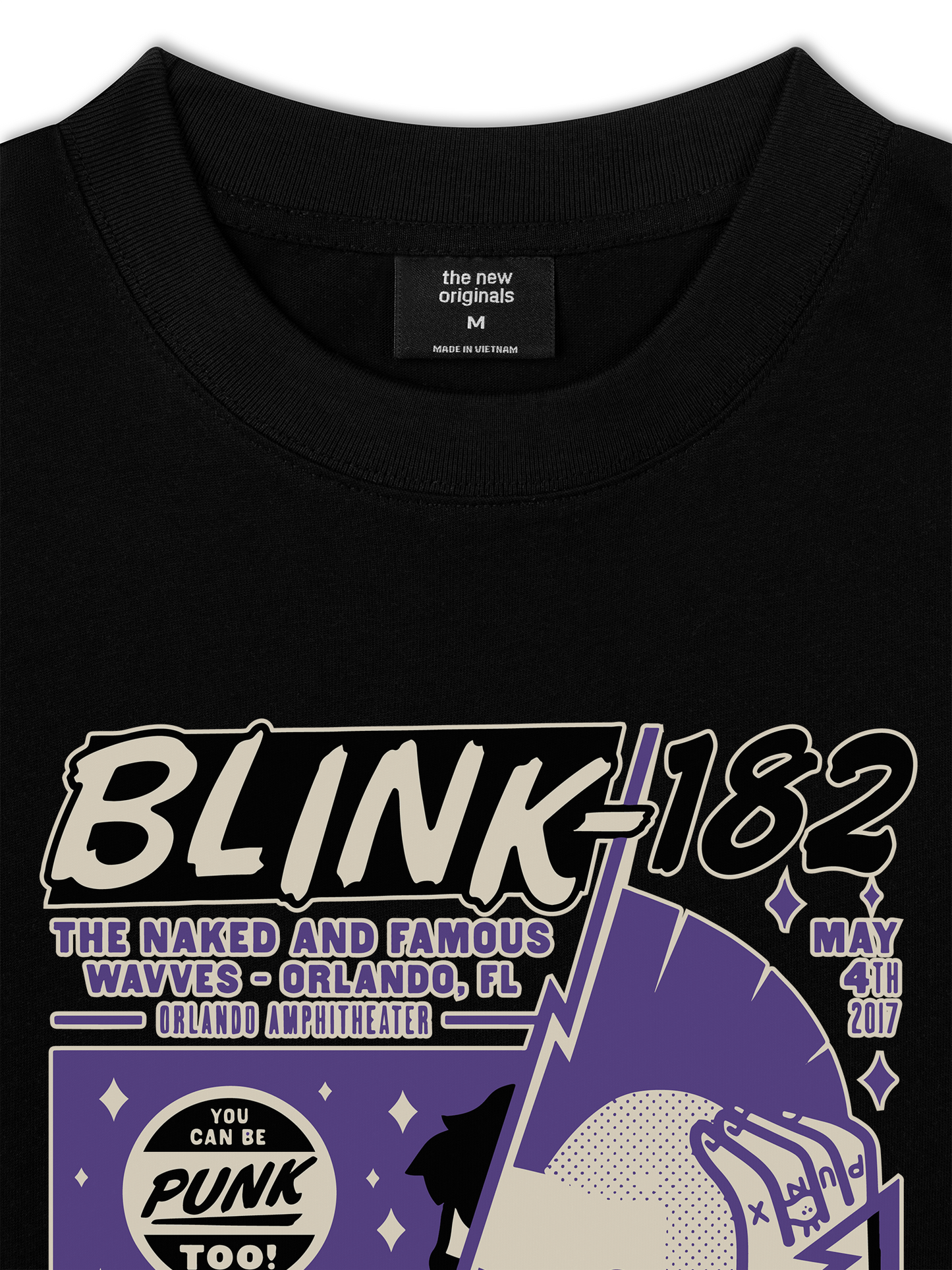 Áo Thun Relaxed Fit Blink 182 You Can be Punk Too