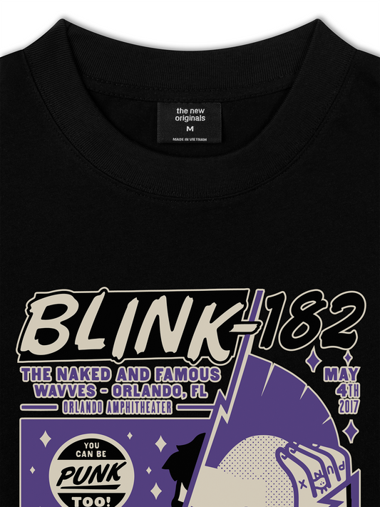 Áo Thun Relaxed Fit Blink 182 You Can be Punk Too