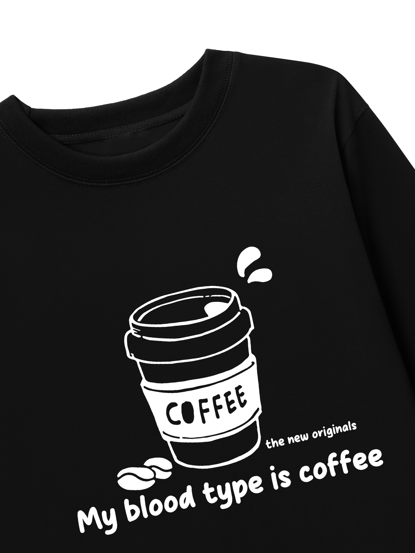 Áo Thun Dài Tay My Blood Type Is Coffee