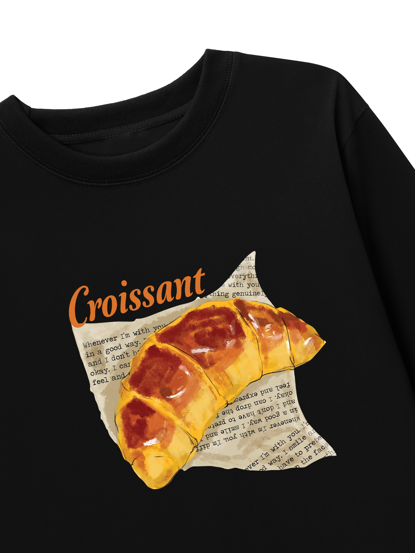 Áo Thun Dài Tay Croissant