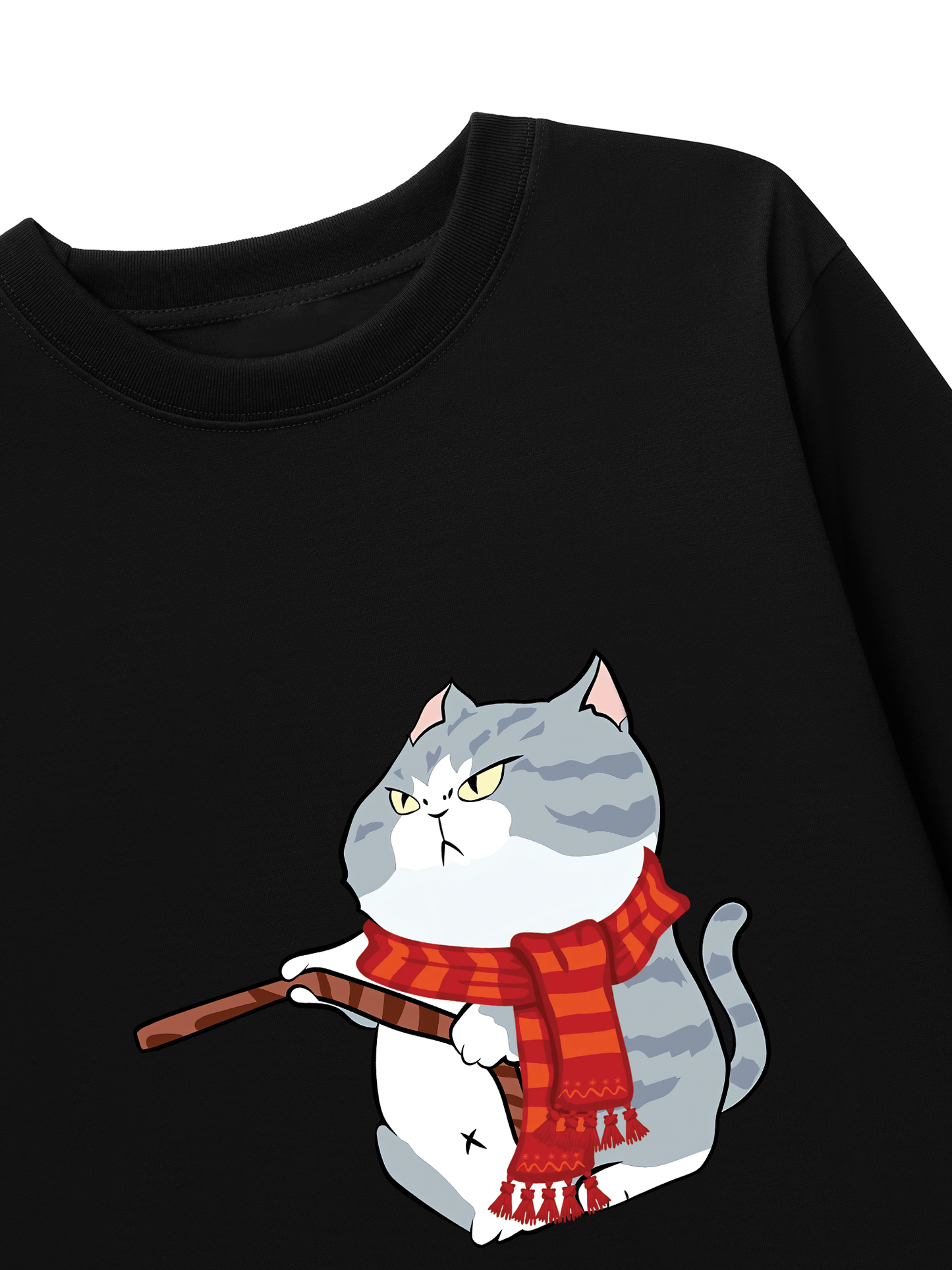 Áo Thun Dài Tay Funny Couple Xmas Cat