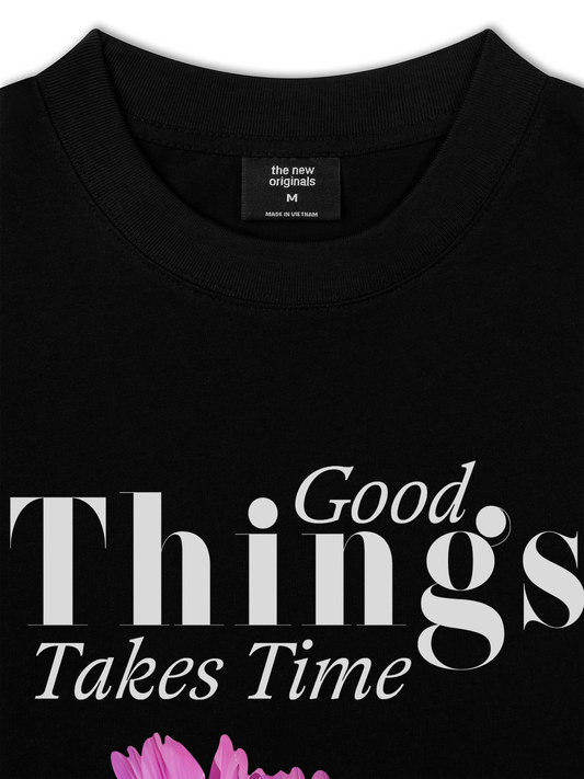 Áo Thun Relaxed Fit Iconic Good Things Take Time