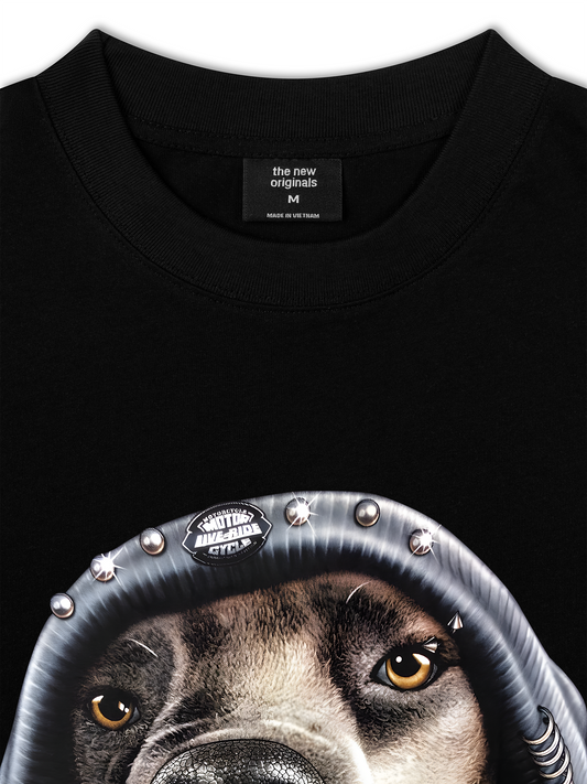 Áo Thun Relaxed Fit Animal Mood Smokey Dog