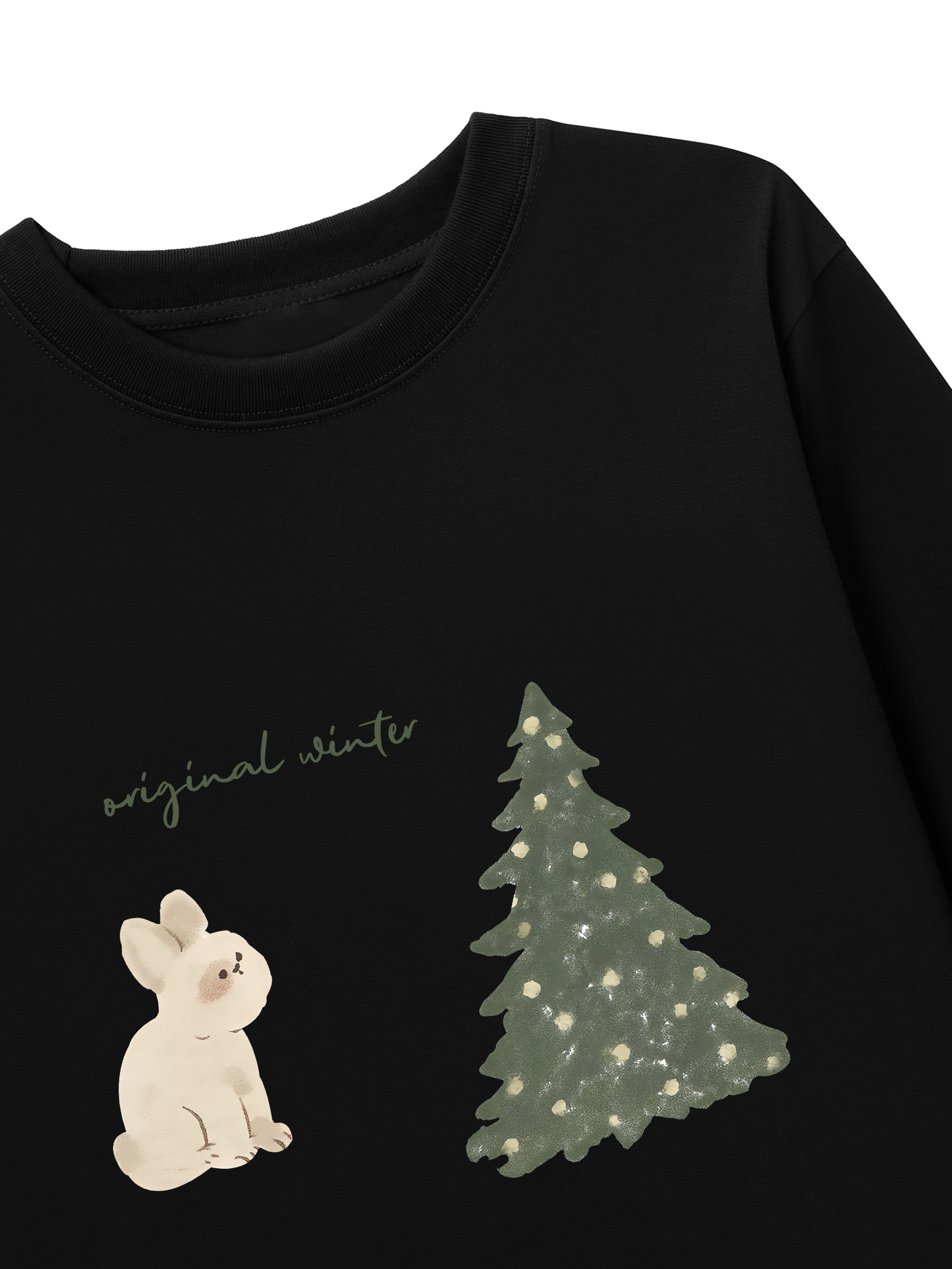 Áo Thun Dài Tay Winter Bunny Xmas