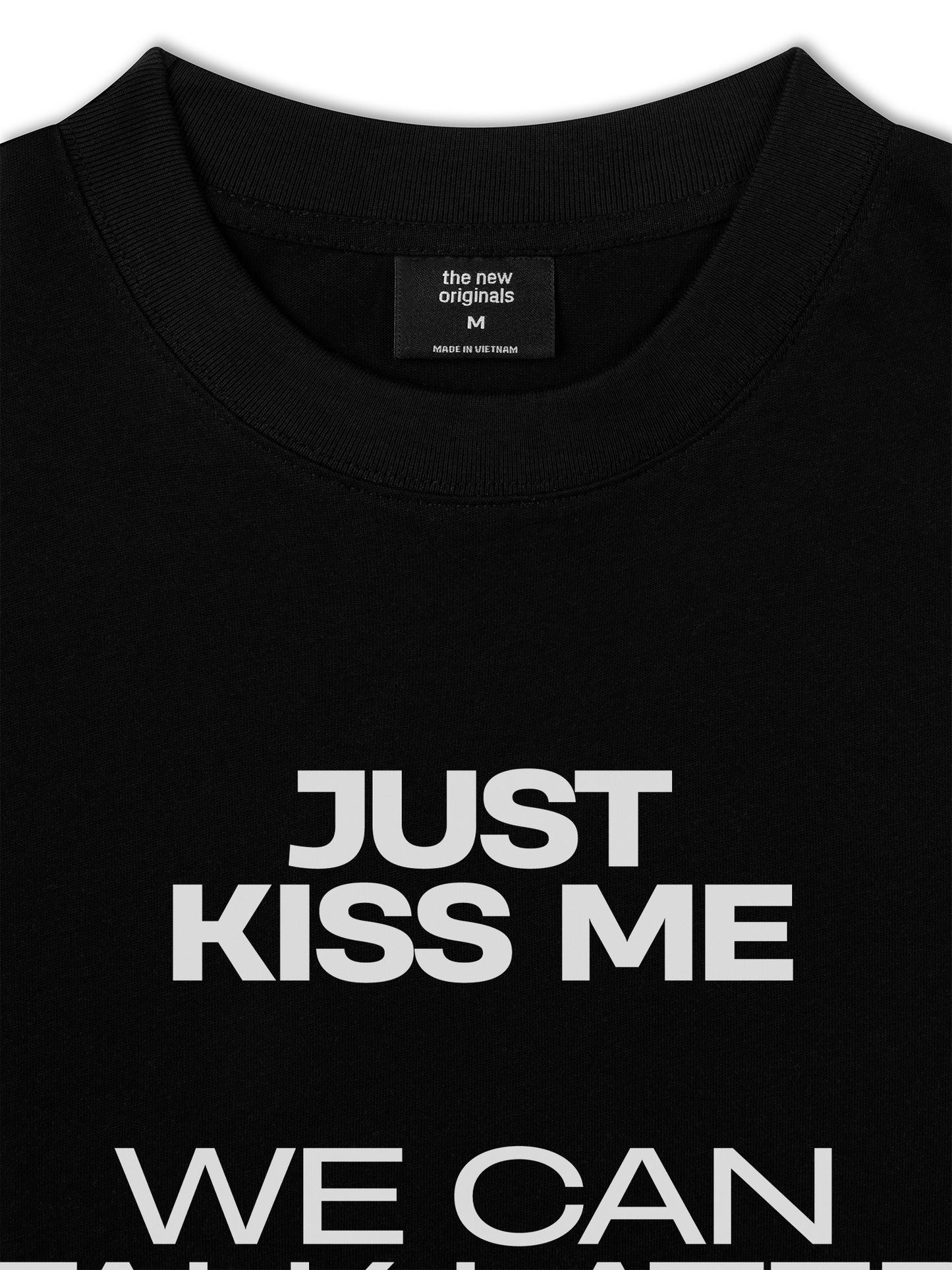 Áo Thun Relaxed Fit Life Vibe Just Kiss Me