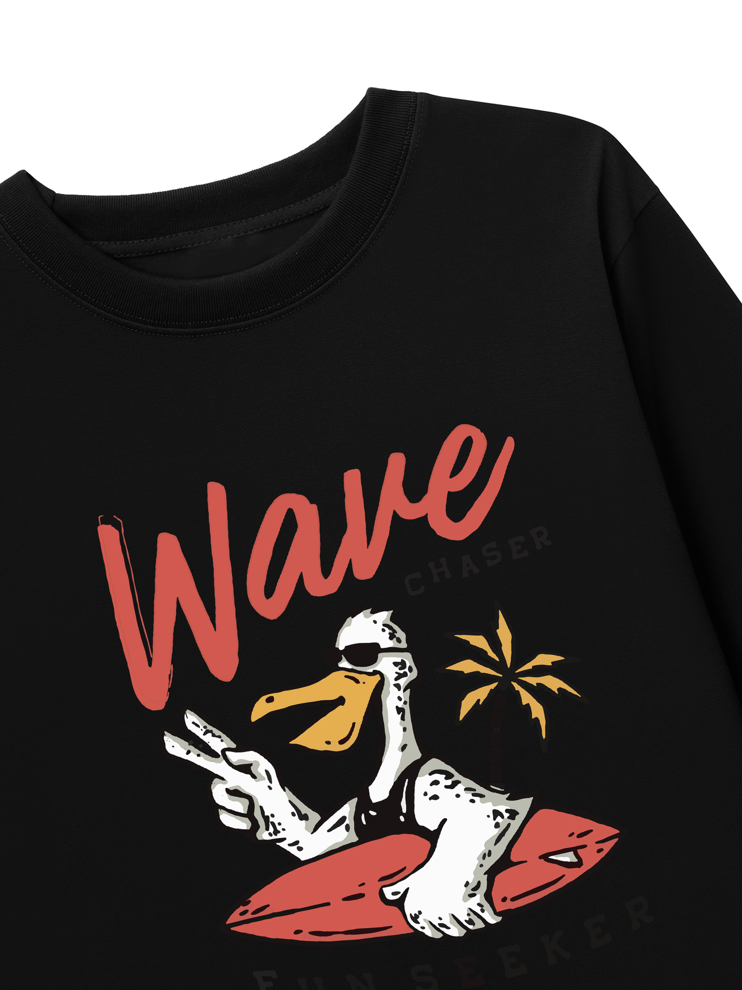 Áo Thun Dài Tay Ocean Duck Waves